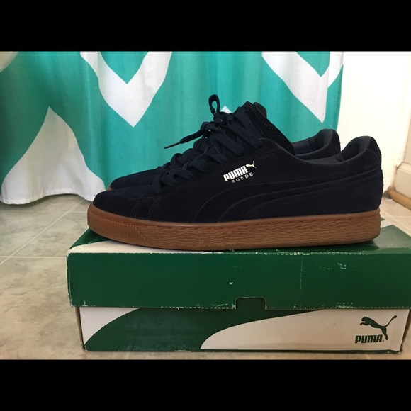 Puma | Shoes | Navy Blue Gum Sole Pumas 